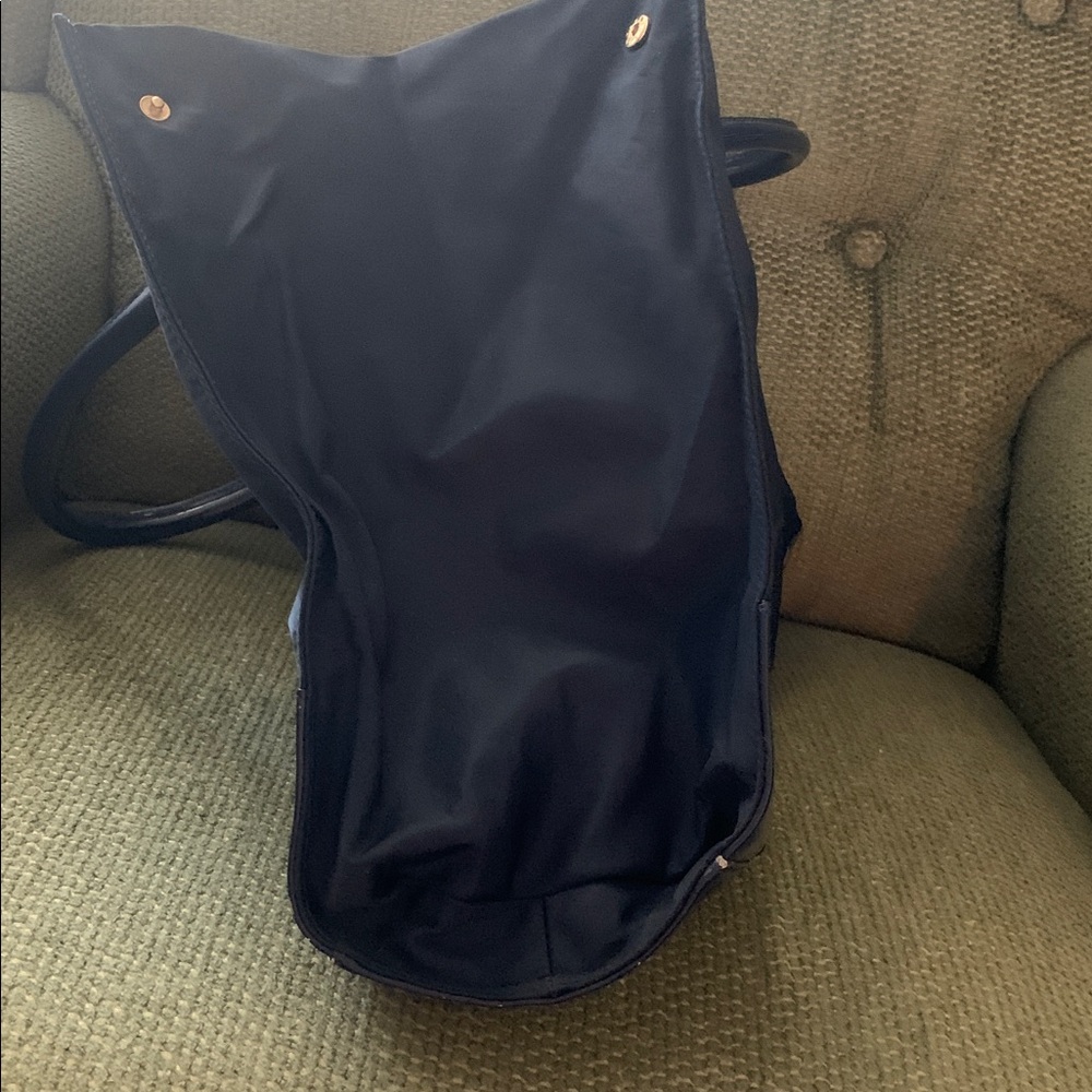 Tory Burch Ella Tote in navy blue - Picture 5 of 16